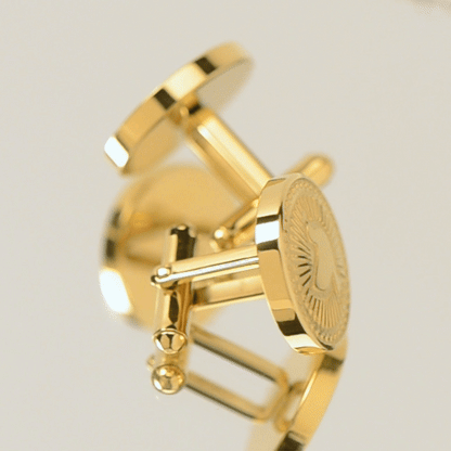 Gold Dove Radial Cufflinks by Cufflinks.com