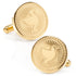 Gold Dove Radial Cufflinks by Cufflinks.com