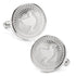 Silver Dove Radial Cufflinks by Cufflinks.com