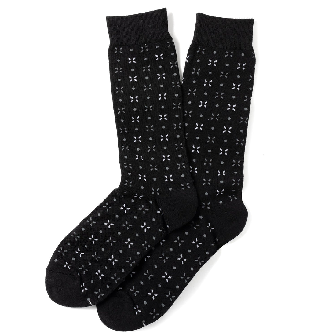 Dot Patterned Black Men&