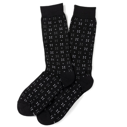 Dot Patterned Black Men&