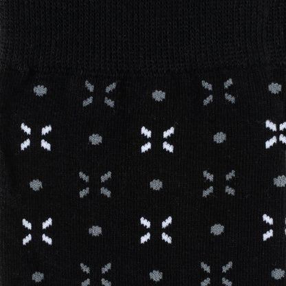 Dot Patterned Black Men&
