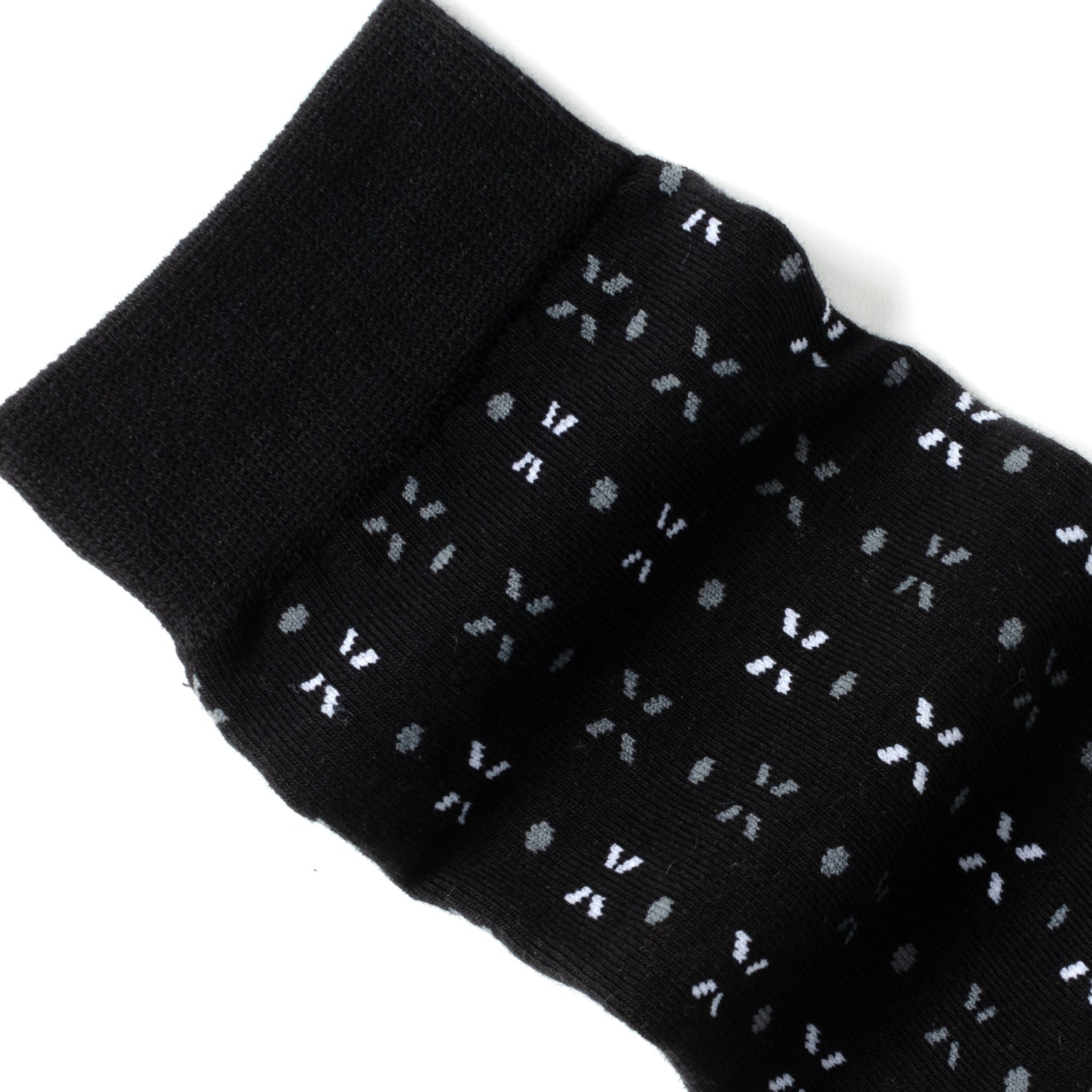 Dot Patterned Black Men&