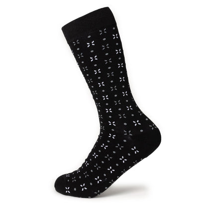 Dot Patterned Black Men&