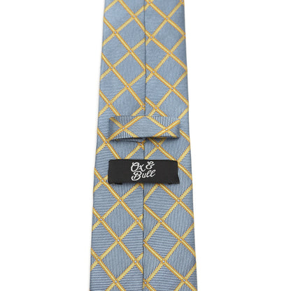 The Edward Tie (Gold Check Men&