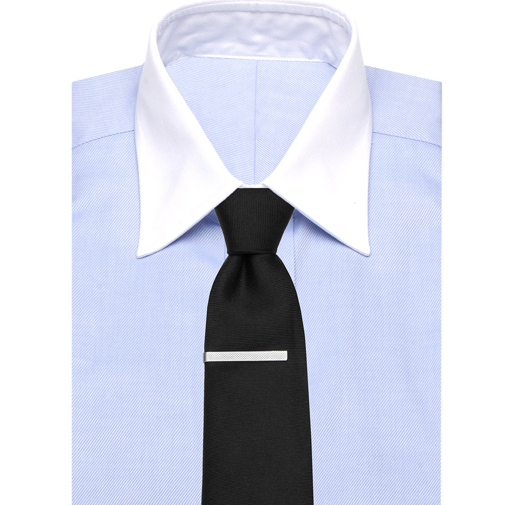Etched Grid Tie Bar by Cufflinks.com