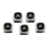 Faceted Onyx Cushion 5-Studs by Cufflinks.com