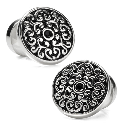 Antique Filigree Round Cufflinks by Cufflinks.com