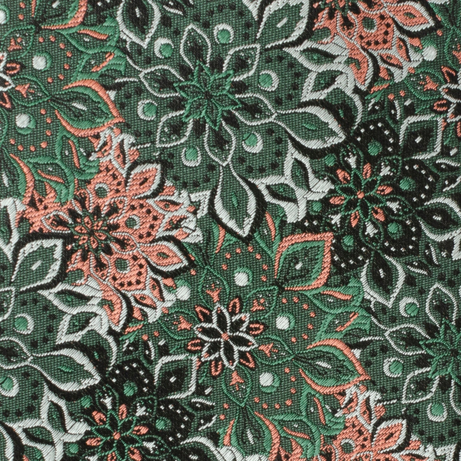 Kaleido Floral Coral Accented Men&