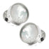 Mother of Pearl Floating Crystals Cufflinks by Cufflinks.com