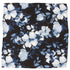 Painted Floral Black Pocket Square by Cufflinks.com