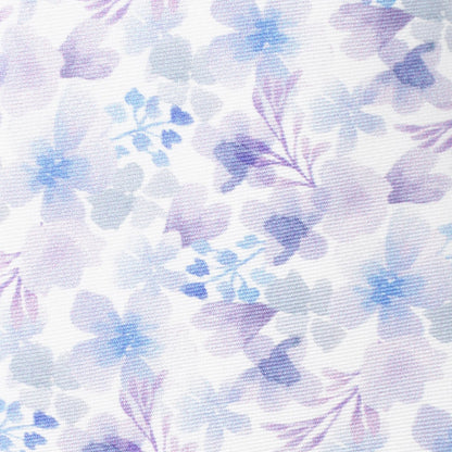 Watercolor Lavender Mix Print Silk Men&