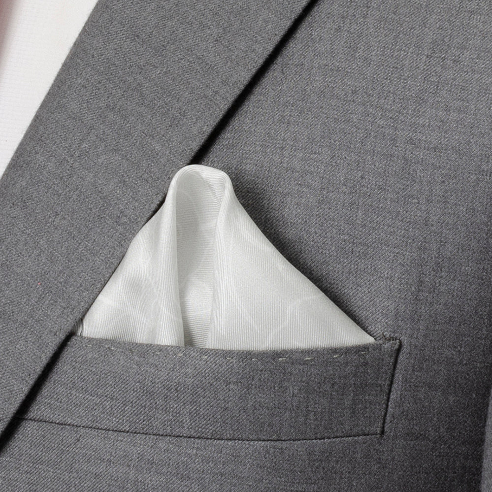 Black Floral Tie and Pocket Square Gift Set by Cufflinks.com