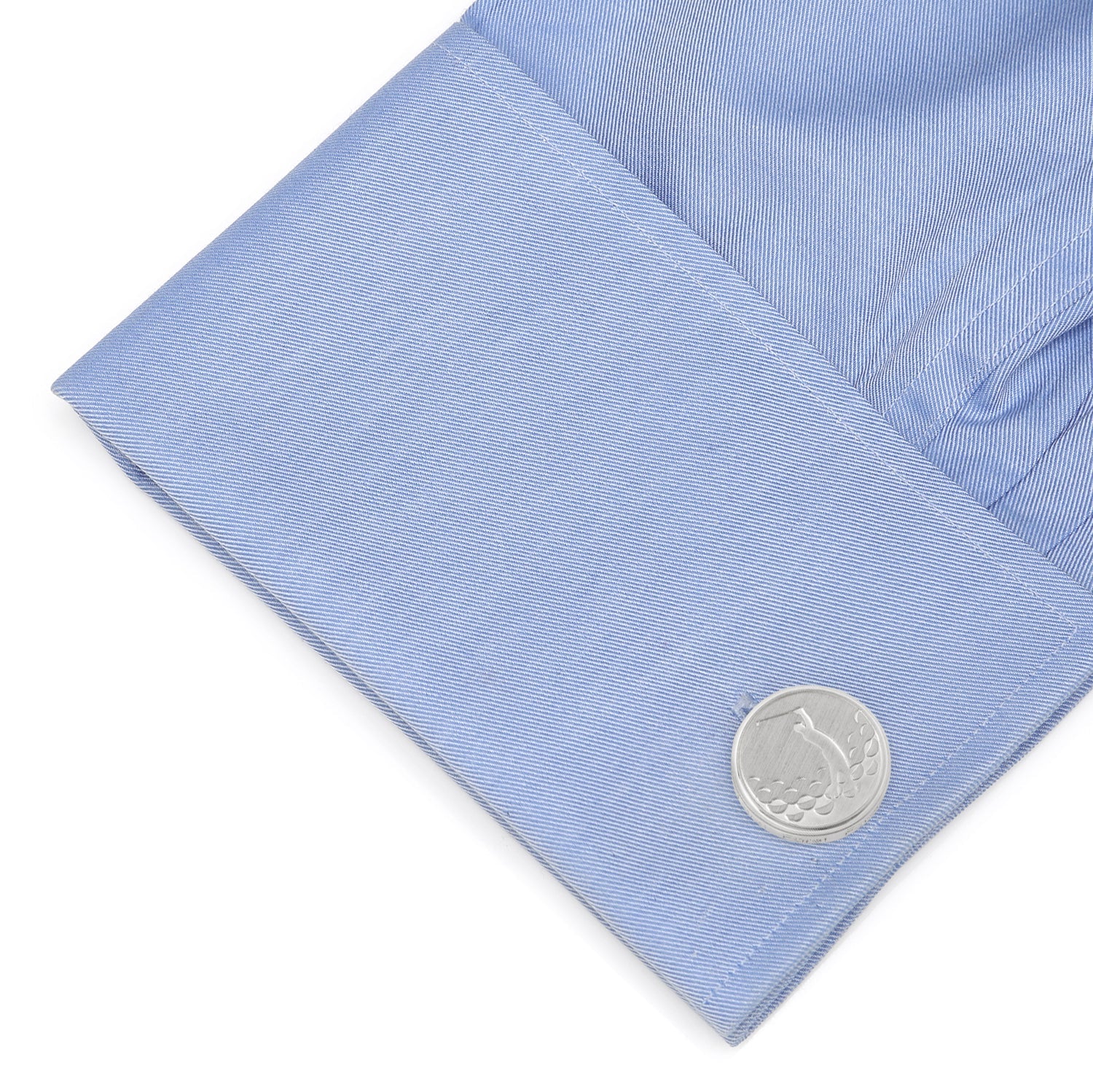 Golf Fore Silver Cufflinks by Cufflinks.com