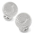 Golf Fore Silver Cufflinks by Cufflinks.com