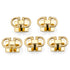 Horse Bit Gold Stainless Steel 5-Studs by Cufflinks.com