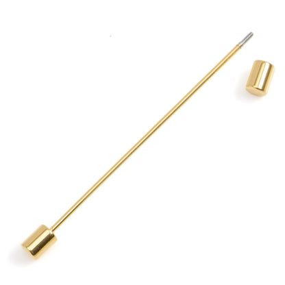 Stainless Steel Gold Bar Collar Bar by Cufflinks.com