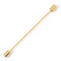 Stainless Steel Gold Bar Collar Bar by Cufflinks.com