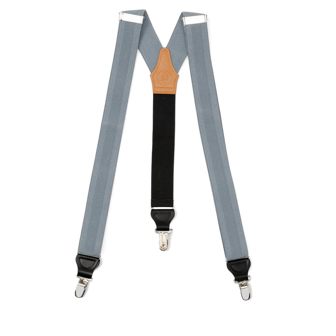 Gray Convertible Suspenders by Cufflinks.com