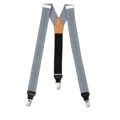 Gray Convertible Suspenders by Cufflinks.com