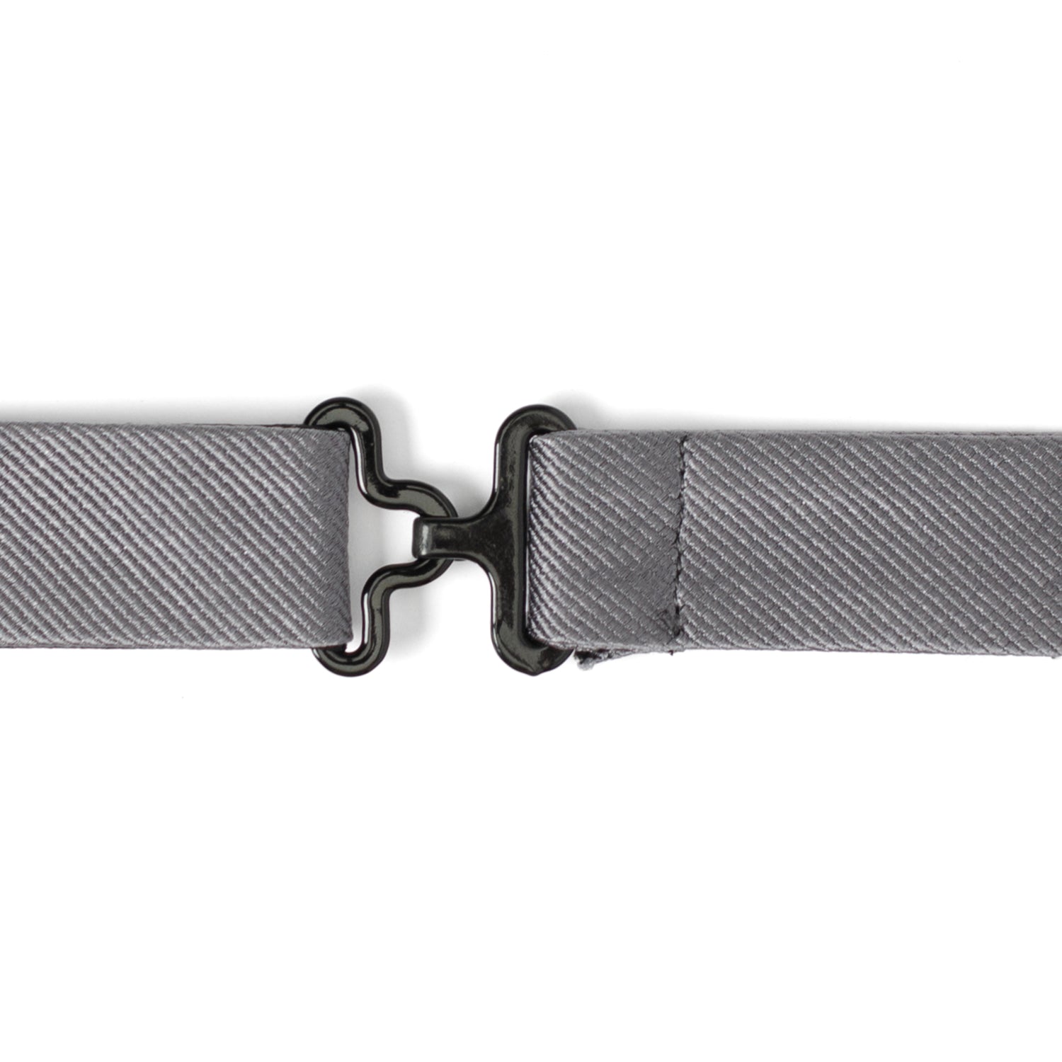 Gray Silk Bow Pre-Tie by Cufflinks.com