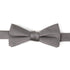 Gray Silk Bow Pre-Tie by Cufflinks.com