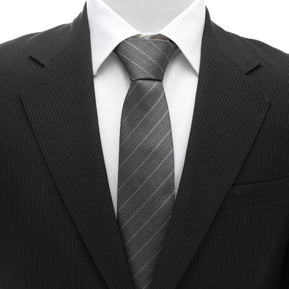 Woven Gray Stripe Men&