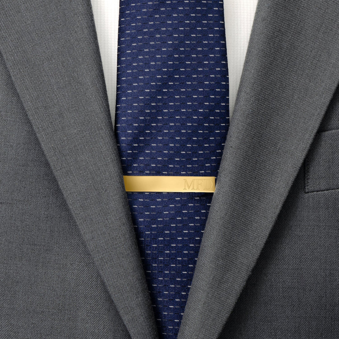 Best Day Ever Gold Engravable Tie Bar by Cufflinks.com