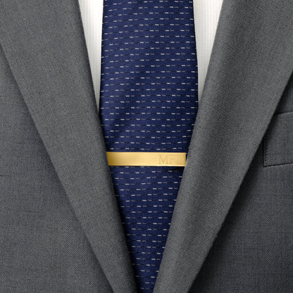 Best Day Ever Gold Engravable Tie Bar by Cufflinks.com
