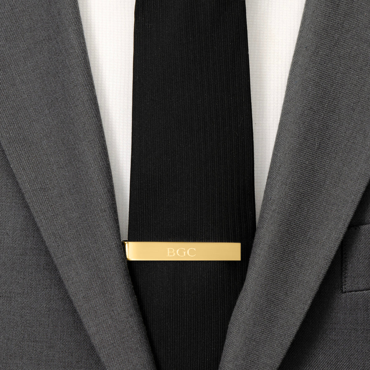Wedding Party Gold Engravable Tie Bar by Cufflinks.com