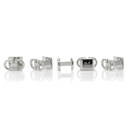 Horse Bit Stainless Steel 5-Stud Set by Cufflinks.com