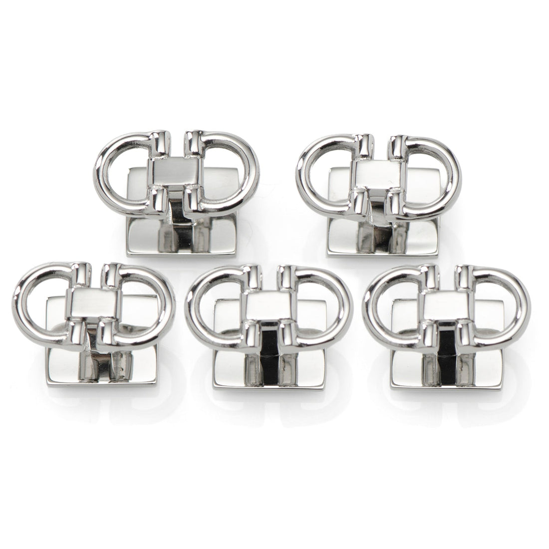 Horse Bit Stainless Steel 5-Studs by Cufflinks.com