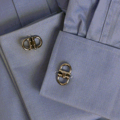 Horse Bit Stainless Steel Cufflinks by Cufflinks.com