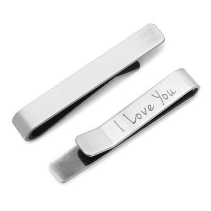 I Love You Hidden Message Tie Bar by Cufflinks.com