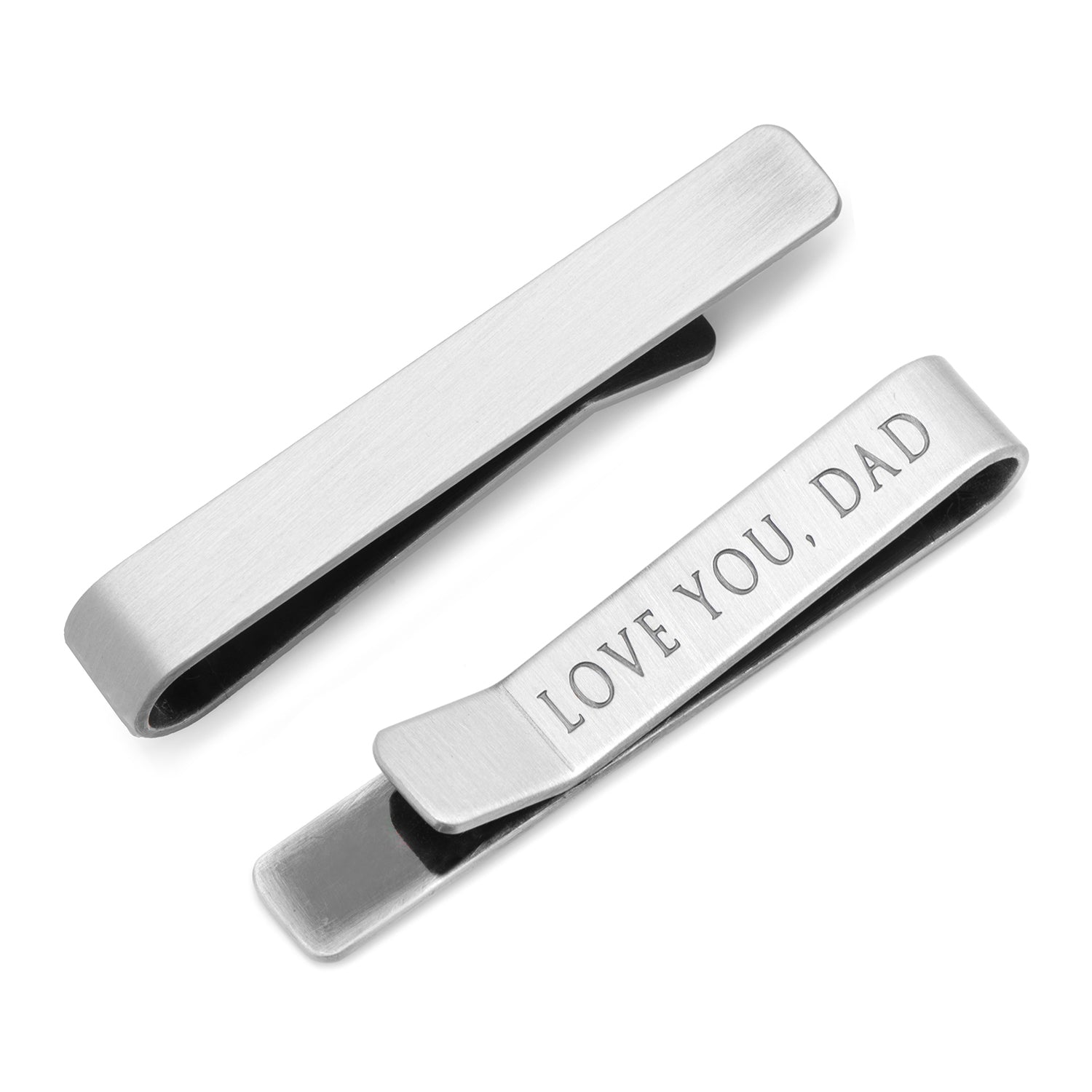 Love You, Dad Hidden Message Tie Bar by Cufflinks.com