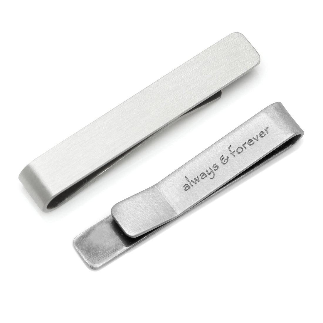 Always and Forever Hidden Message Tie Bar by Cufflinks.com