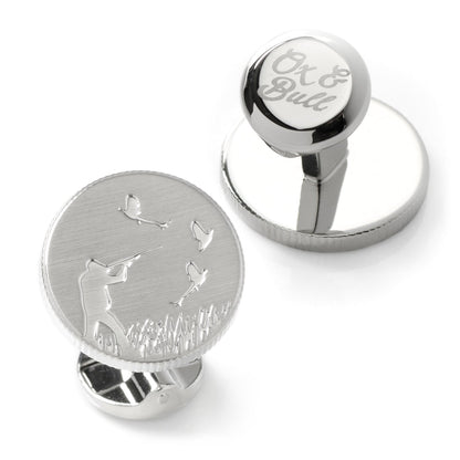 Hunter Silver Cufflinks by Cufflinks.com