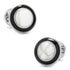 Jade with Onyx Ring Stainless Steel Cufflinks by Cufflinks.com