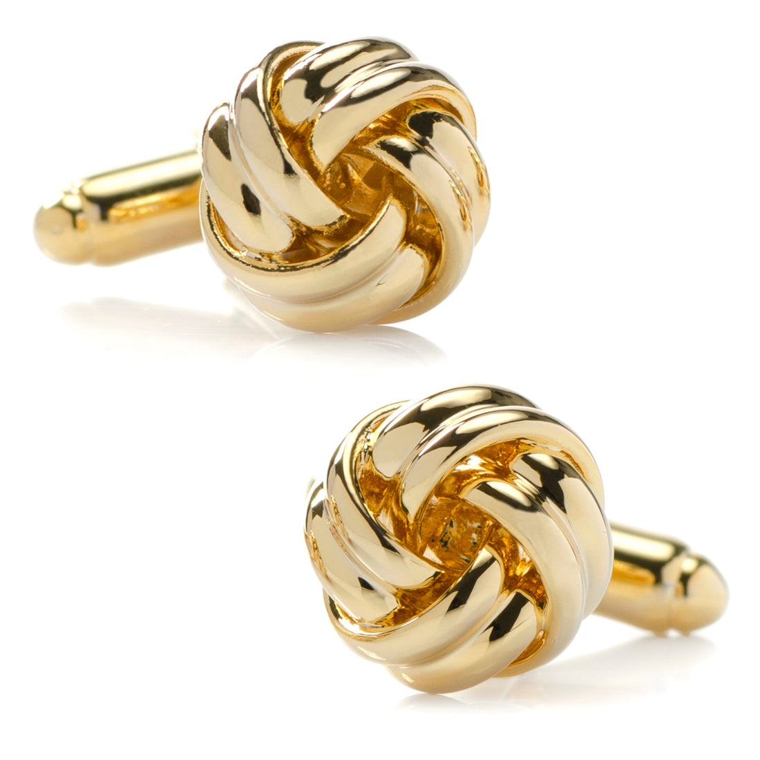 Gold Knot Cufflinks by Cufflinks.com
