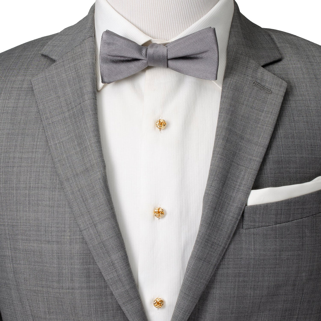 Gold Knot 5-Studs by Cufflinks.com
