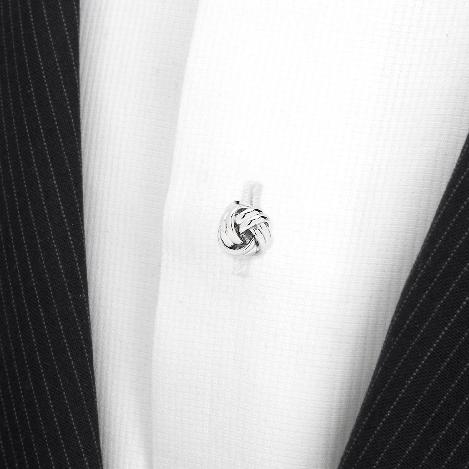 Silver Knot 5-Studs by Cufflinks.com