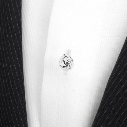 Silver Knot 5-Studs by Cufflinks.com