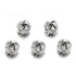 Silver Knot 5-Studs by Cufflinks.com
