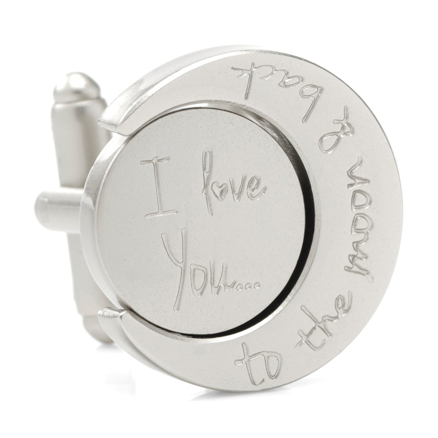 Love You to the Moon and Back Cufflinks by Cufflinks.com