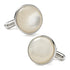 Silver and Mother of Pearl Cufflinks by Cufflinks.com
