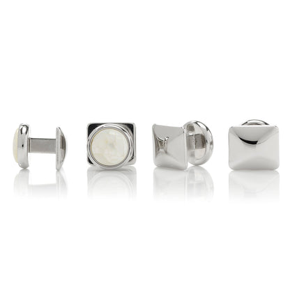 Mosaic Mother of Pearl 5-Studs by Cufflinks.com