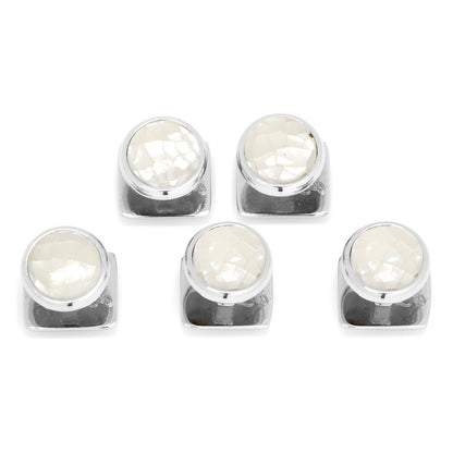 Mosaic Mother of Pearl 5-Studs by Cufflinks.com