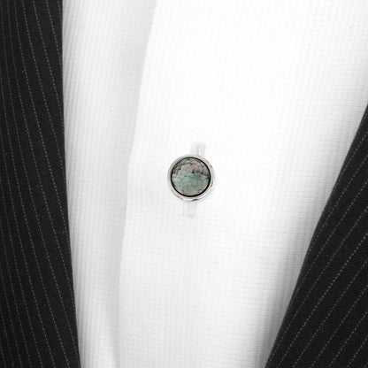 Mosaic Smoke Mother of Pearl 5-Studs by Cufflinks.com