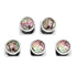 Mosaic Smoke Mother of Pearl 5-Studs by Cufflinks.com