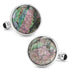 Mosaic Smoke Mother of Pearl Cufflinks by Cufflinks.com